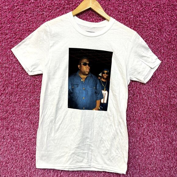 The Notorious BIG Bad Boy Club Poster Hip Hop Tee S - Picture 1 of 5